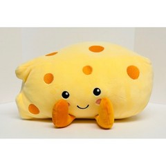 Ocean Park Hong Kong Cheese Wedge 12″ Yellow Orange Food Souvenir Plush Toy