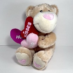 Hugs And Kisses Valentines Animated Bear- Plays Justin Bieber “Baby”- Avon-Video