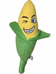 Nanco Corn Cobb Ear Husk Plush 11″ Winking Face Ages 5+ Made In China