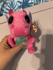 Ty Beanie Boos Spitfire Pink Dragon Regular Size 6-inch