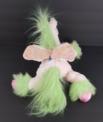 Pegasus 14″ Plush Winged Horse Pink Green Shimmer Wings Toys R Us Stuffed Animal