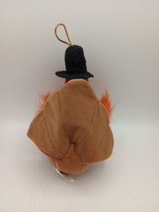 Plush Turkey 7″ Top Hat Fuzzy Wings Orange Legs Best Made Toys Limited Vintage