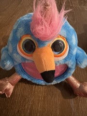 Rainbocorns Wild Heart Surprise Toucan Plush Blue With Wings Stuffed Toy