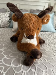 Giant Reindeer Plush Animal Bass Pro Shops ~ VGUC