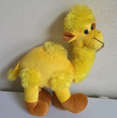VTG Plush Appeal Camel Yellow Stuffed Animal Toy Doll 12″