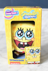 SpongeBob SquarePants Micro Teenies Smiling Black Gleaming Wide Googly Eyes
