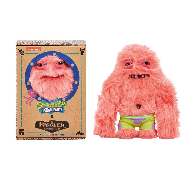 Fuggler SquarePants & Patrick Star Plush Funny ugly monster