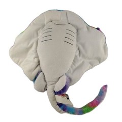 Fiesta 22-in. “Psychedelic” Rainbow Tie-Dye Stingray Plush A05332 Soft Colorful