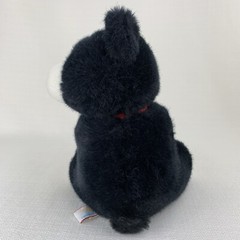 Hallmark Heartline Bear Plush 1990 Black White Hugger Stuffed Animal Toy Vtg