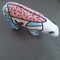 ROMERO BRITTO Zoo Plush POLAR BEAR Limited Edition From Only 500 Made