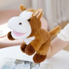 Horse 10 Inch Hand Puppets Stuffed Animal Plush Toys Kids Dolls Gifts