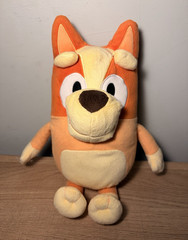 Bluey Bingo 12” Talking Sound Plush Stuffed Animal Toy Jazwares Orange Dog