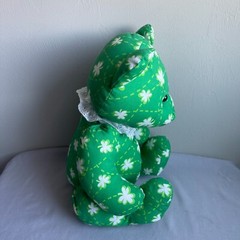 ACMI Sugarloaf Creation Inc. Bear Green, Floral Pattern Stuffed Plush Toys