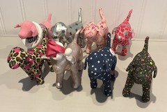 Victoria Secret VS PINK Plush Dog Lot Of 8 Y2K Rare Retired 7” SEE PICS READ