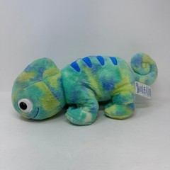 Build A Bear Tie Dye Chameleon Plush Stuffed Animal Lizard Fluffy Cute 15″ BAB