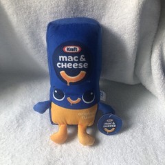 Kraft Mac & Cheese Original Flavor Box 10” Plush Toy New