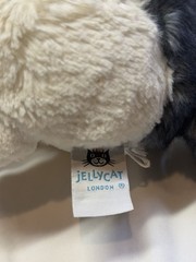 Jellycat Gray White and Black Husky Plush