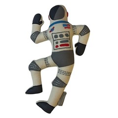 Crate and Barrel kids astronaut plush doll Cosmos throw pillow land of nod