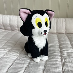 Disney Pinocchio Minnie Figaro Cat Plush Stuffed Animal 7″ Toy Black Just Play