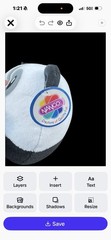 Nanco Panda Plush Stuffed Animal, Small 6-14in, Black White Gray, 2020