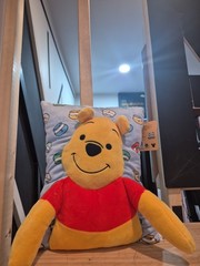 Disney Winnie The Pooh 3D Snuggle Pillow. Super Soft Plush Pillow 15”. New
