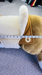 Animal Alley Plush Horse Stuffed Animal Large 41″ Laying Brown White Black Mane