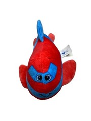 Hug Fun – “S Plane” Plushie Toy Red Blue (8.5 Inch) Airplane Helicopter