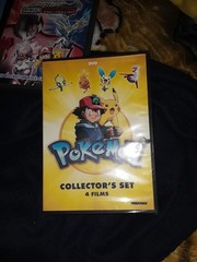pokemon tomy dratini Abra Kyogre torchic plush lot with four dvds