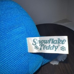 Holiday Time SNOWFLAKE SKI TEDDY BEAR Boy Plush Christmas 2023 20” MTY Intern.
