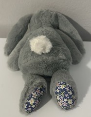 JELLYCAT Blossom Silver Bunny ‘Bloom’ Small Gray Floral (missing tag)