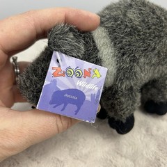 Zoona Javelina Plush Stuffed Animal Toy Gray Black 2010 The RGU Group 6″