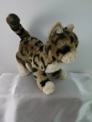 Bass Pro Shops Stuffed Animal Bengal Cat Kitten Realistic Freestanding Plush Toy
