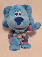 Blues Clues and You! Bedtime Blue 13” Plush Musical Light Up Plush Tested H2