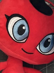 Miraculous Tiki Plush 10” Tales of Ladybug W/ Hook & Loop Strap Zag Spirit