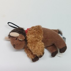 Mini 5″ Mary Meyer Ted’s Montana Grill Promo Bison Buffalo Bandana Hanging Plush