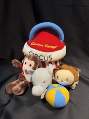 Curious George Universal Studios Circus Plush Play Set