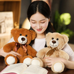 35cm Classic Teddy Bear Plush Toy Ultra-Soft Cuddle Companion Sofa Cushion Toy