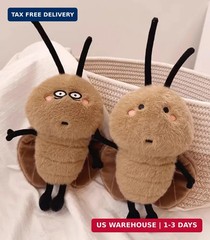 NatureMan 2 Pcs Cockroach Stuffed Animal 9.8 Inches Plush Cockroach Soft Stuffed