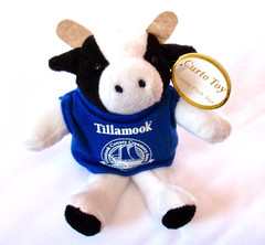 Curto Toy Tillamook Creamery Plush Cow Bull Stuffed Animal Toy Soft w/ tags