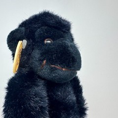 Russ Mungo Gorilla Plush Stuffed Animal Black Monkey Ape Cuddle Toy 6″ with TAG