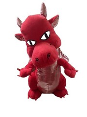 Great Wolf Lodge Stuffed Animal – 16″ Plush Shiny Red Dragon Shiny Scales