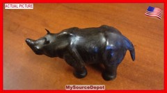 LEATHER,RHINO,4-1/4″ TALL, 7″ LONG