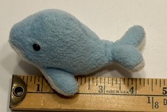 Ocean Park Hong Kong Plush Blue Dolphin Mama & Baby Stuffed Animal Toy Souvenir