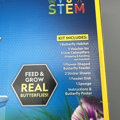 National Geographic Butterfly Growing Kit STEM- Learning Education Science