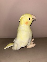 Softtime Toy Yellow Cockatiel Stuffed Animal Plush Bird 7″ Tall Made in China