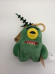 New Fuggler Spongebob Squarepants Keyring Metal Keychain Plush 5″ PLANKTON