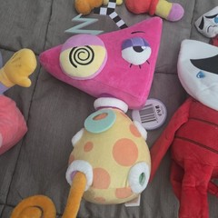 The Amazing Digital Circus Plush Lot (Jax, Zooble, Gangle + Gangle keychain)