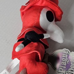 The Plague Doctor Crowsworn Horror Figure 8″ Red Stuffed Plush Ace Cards
