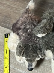 Demdaco Wolf Plush Stuffed Animal, Mom And Baby Pair, Slightly used
