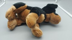 Russ Berrie The Rottweiler Dog 12″ Beanbag Puppy Stuffed Animal Toy #4337 Plush